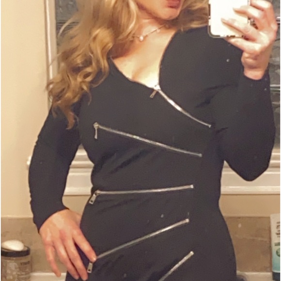 80’s black dress - Picture 2 of 4
